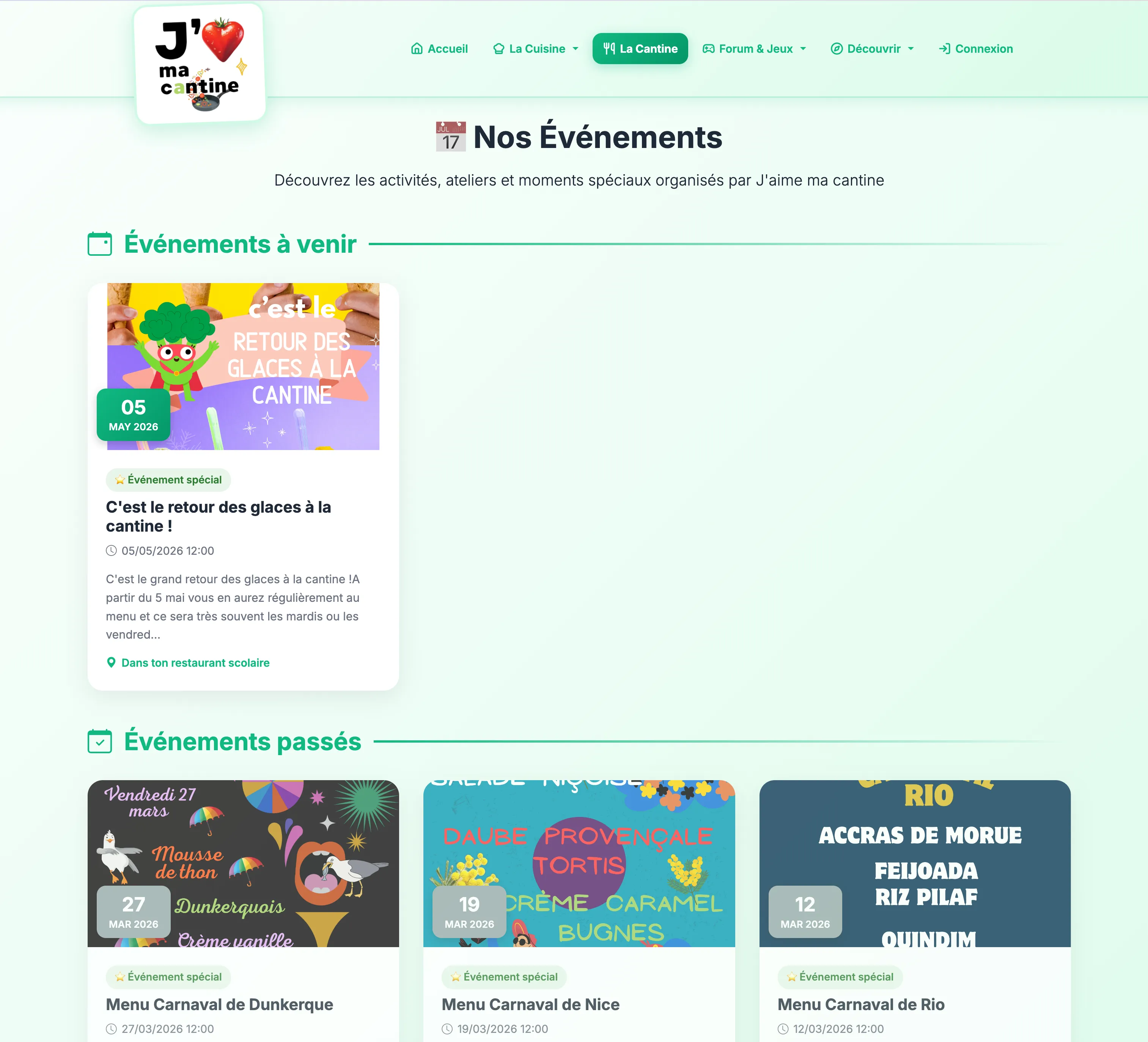 J'aime ma Cantine - Plateforme pour mieux manger à l'école - illustration 4